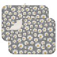 thumbnail image 1 of 2 Pcs Daisy Flower Dish Drying Mat - 18 X 24 Inch Absorbent Microfiber Kitchen Counter Mat – Quick-Dry Dish Rack Alternative, Dish Drying Pad for Dishes, Cups, Utensils, Pots & Pans, 1 of 3