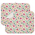 thumbnail image 1 of 2 Pcs Daisy Flower Dish Drying Mat - 18 X 24 Inch Absorbent Microfiber Kitchen Counter Mat – Quick-Dry Dish Rack Alternative, Dish Drying Pad for Dishes, Cups, Utensils, Pots & Pans, 1 of 3