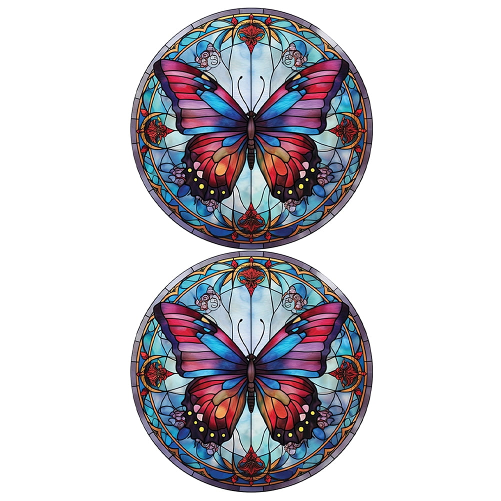 2 Pcs Decor Stickers Delicate Window Sticker Windows Sticker Window Clings Static Window Decal ...