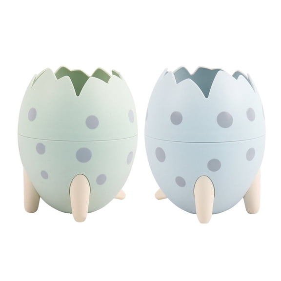 Plastic Dinosaur Pen Holder for Home and Office Use, Stable Design with Multiple Compartments