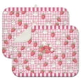 thumbnail image 1 of 2 Pcs Dish Drying Mat - 18 X 24 Inch Fruit Boho Absorbent Microfiber Kitchen Counter Mat – Quick-Dry Dish Rack Alternative, Gift for Home Cooks, Dish Drying Pad for Dishes, Cups, Pots & Pans, 1 of 4