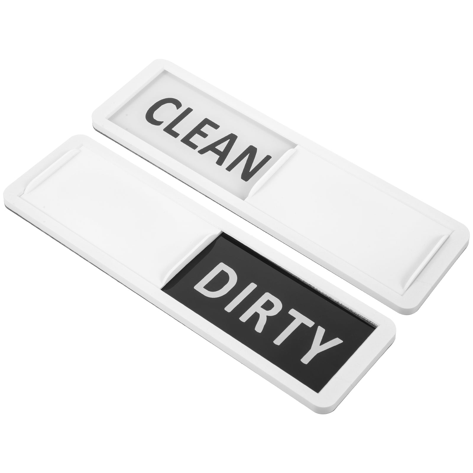 2 Pcs Dish Washer Laundry Room Sign Dishwasher Clean