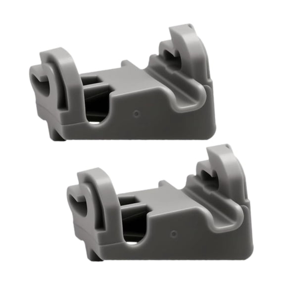 2 Pcs Dishwasher Lower Rack Clip Rack Fixing Clamp Replacement Heat Resistant PP for LG LDF5678ST Residential Kitchen