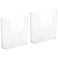 thumbnail image 1 of NIAIZEK 2Pcs Transparent Office File Holder with Stable Base for Document Organization, 1 of 6