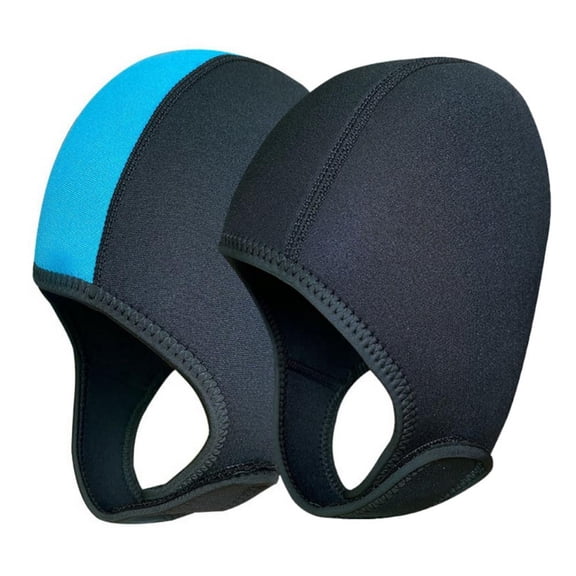 2 Pcs Diving Hood Thermal Wetsuit Hood Cap Swim Caps with Chin Straps Snorkeling Surf Beanie 2.5 mm Diving Cap Headgear for Men Women Sailing Water Sports