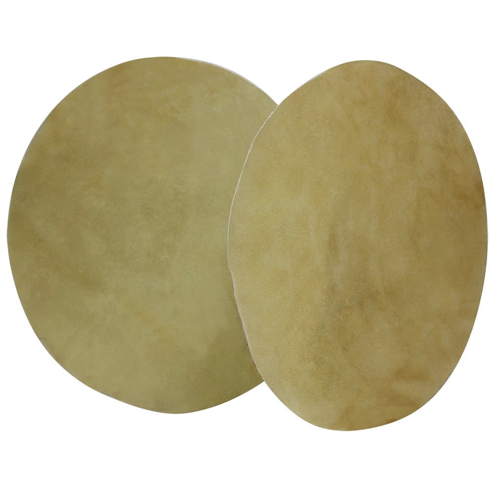 2Pcs Supple Musical Instrument Accessories Drum Kits African Drum Leather