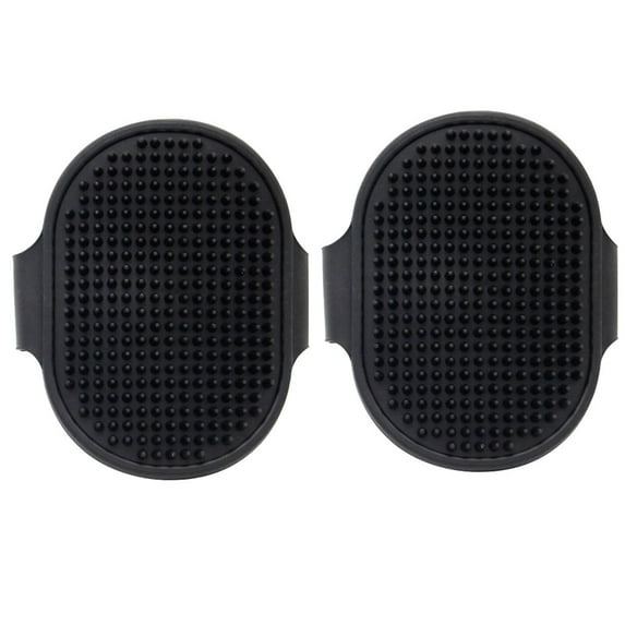 2 Pcs Dog Grooming Brush, Pet Shampoo Brush Dog Bath Grooming Shedding Brush Soothing Massage Rubber Comb with Adjustable Strap for Short Long Haired Dogs and Cats
