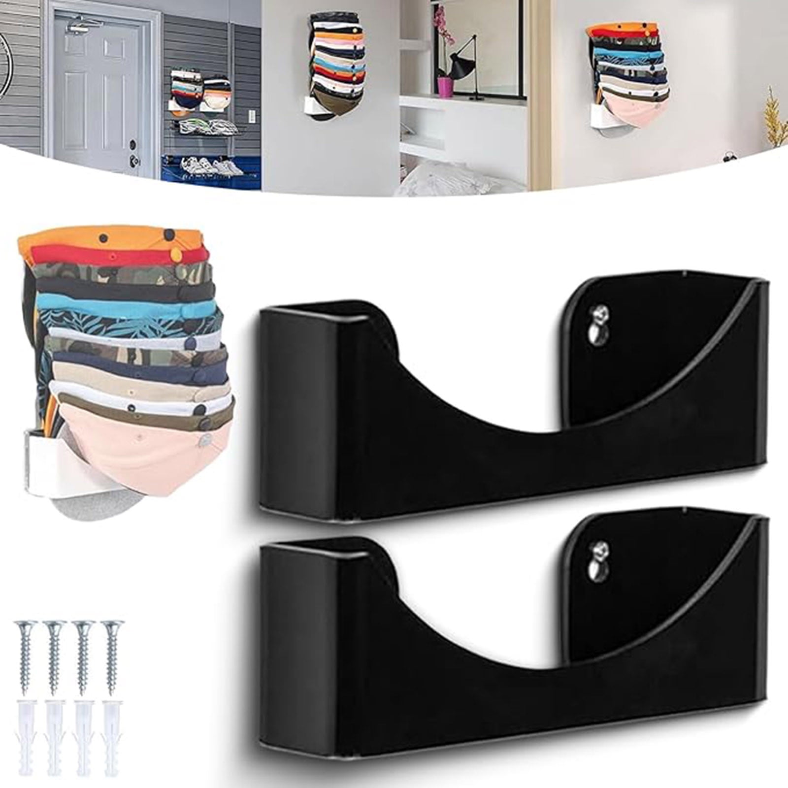2 Pcs Dome Hat Rack, Vertical Dome Hat Rack,Baseball Organizer Hat ...