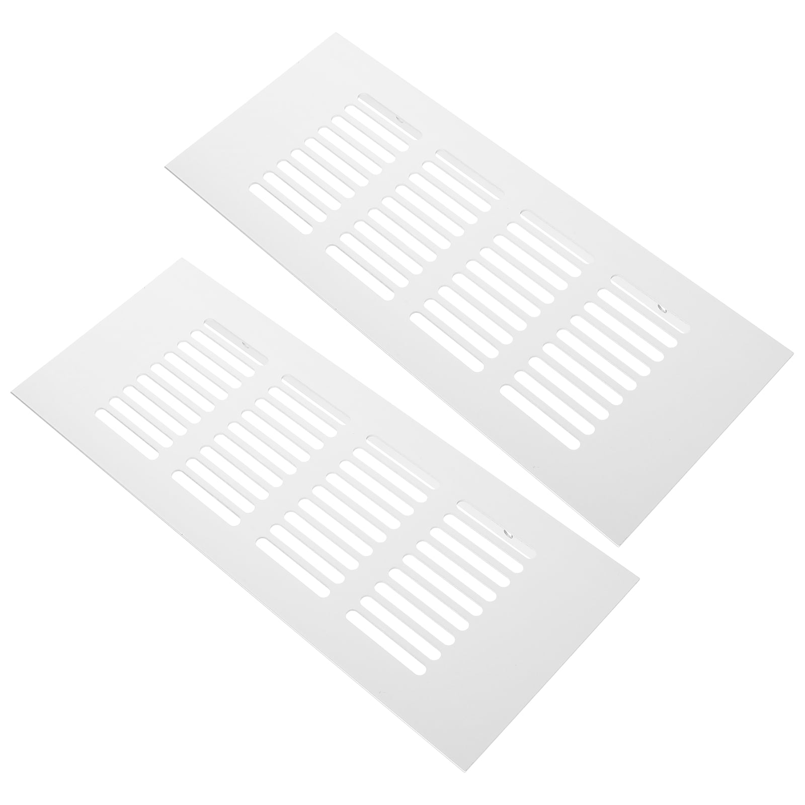2 Pcs Door Air Registers Mesh Door Louvers Aluminum Alloy Ventilation ...