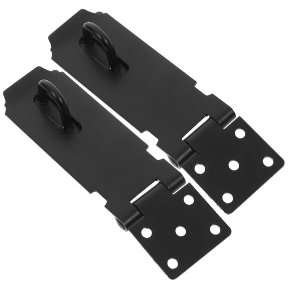 2 Pcs Door Bolt Latches Lock Drawer Various Sliding Doors Black