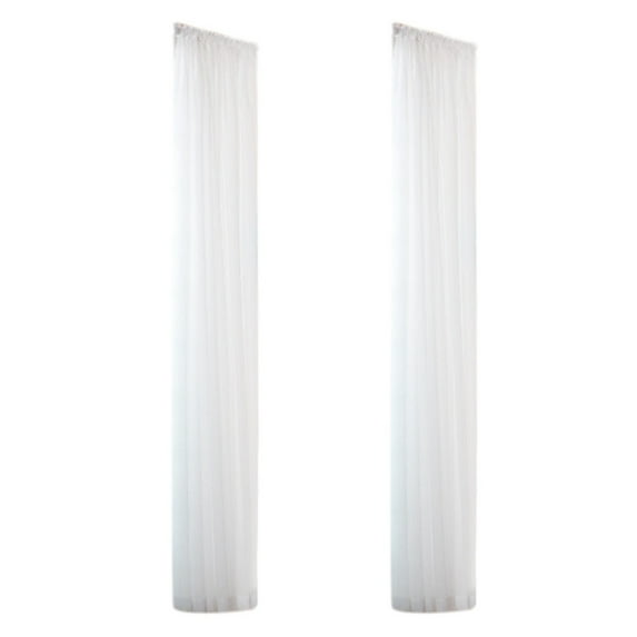 2 Pcs Door Gauze Curtain Doorway Curtains, Room Divider Home Decor House Sheer Voile Curtains Panels Patio Wall Window Wedding Closet Living Room Bedroom Panel, 79x32inch