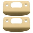 thumbnail image 1 of 2 Pcs Door Lock Plate Side Board Gate Knob Strike Deadbolt Cover Reinforcement Plates Installation Kit Front Metal, 1 of 6