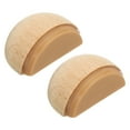 thumbnail image 1 of 2 Pcs Door Stoppers, Door Stop Doorstop Wooden Door Stopper Wedge Door Wedge Self Adhesive Doorstop Sturdy Semicircle, 1 of 5