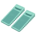 thumbnail image 1 of 2 Pcs Door Stoppers for Bottom of Door, 1.57 Inch, Green, 1 of 6