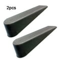 thumbnail image 1 of 2 Pcs Door Wedge, Heavy Duty Rubber Door Wedge, Non-Slip Door Jammer, Door Wedge Stopper Ideal for Homes, Offices and Work Shops(Black), 1 of 15