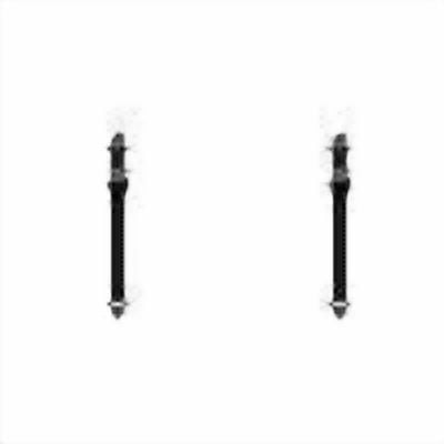 2 Pcs Double Claw Trash Can Locks Strap, Universal Trash Can Lid Lock, Adjustable Garbage Can Lid Locks Security Strap, Trash Can Bungee Cord Belt Rope for Outside Raccoon, 25.35x1.48 inch