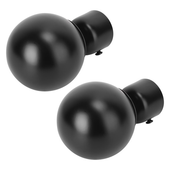2-Pack Rod Finials Decorative Home Accessories Simple Design for Window Drapes