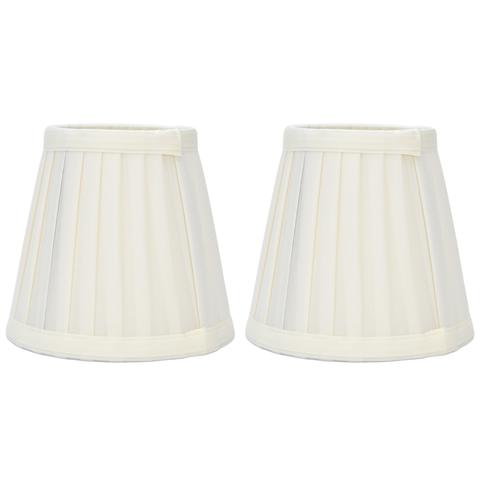 2 Pcs Double Small Lamp Shade Clip On Bulb Comfortable Material Barrel 