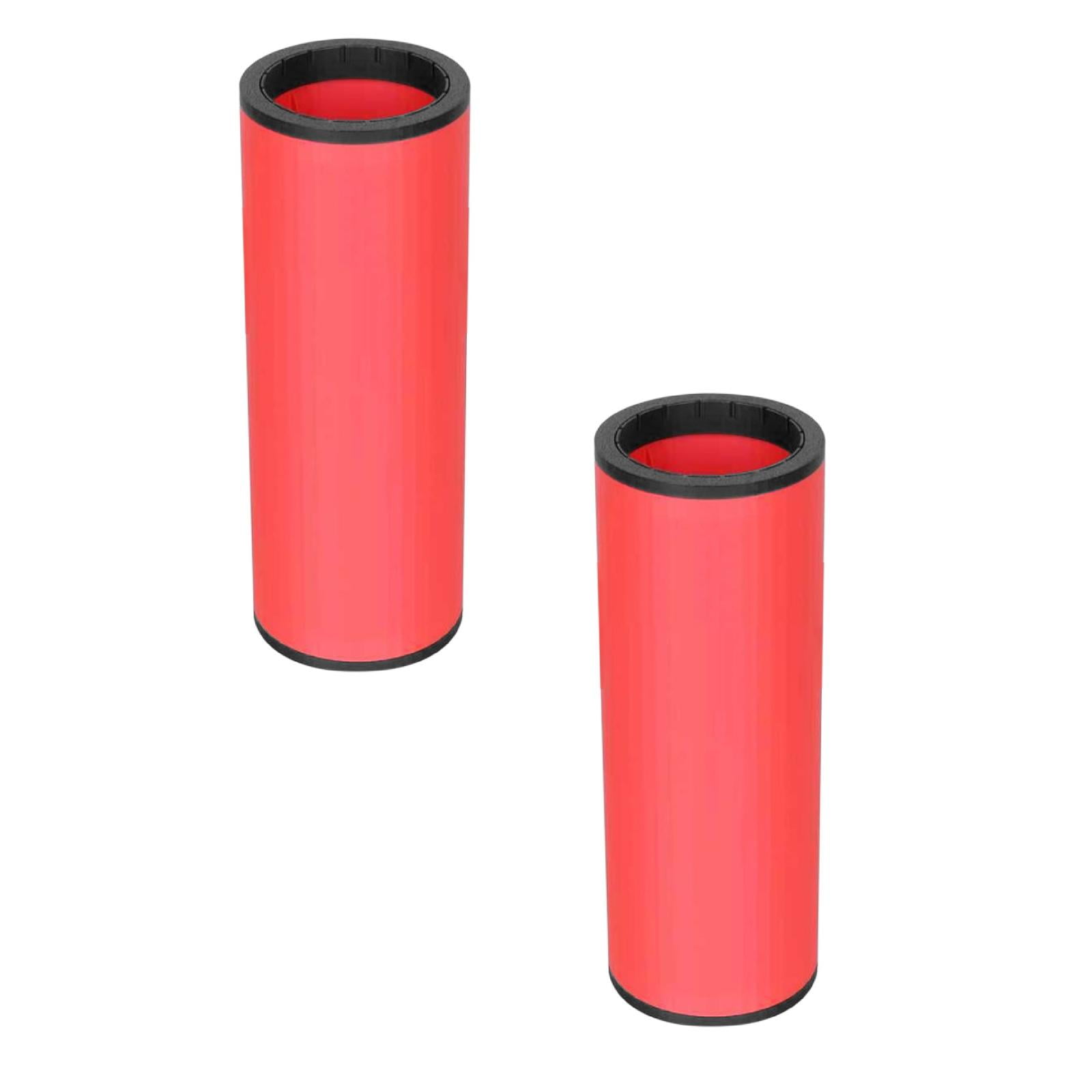 2 Pcs Double Tactical Reload Can Holder-Ultra Chill System, Slim Can Cooler Easy to Hold for 12oz Beverage Cans beverage holder fits two Suitable for Beer and Soda (Red)