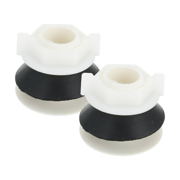 2 Pack White ABS Drain Stoppers for Fish , Pool, Bucket, Toilet , and Toilet Plug Connectors