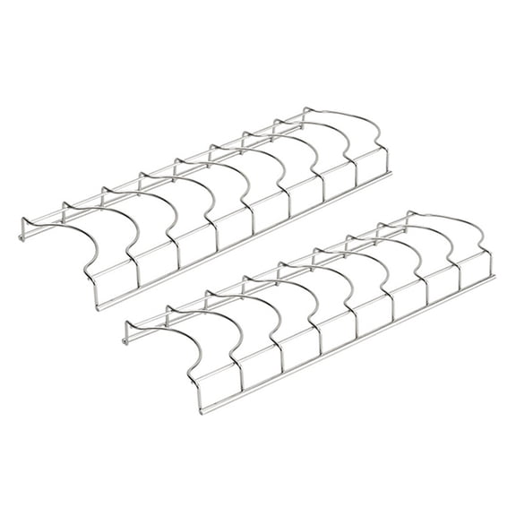 2pcs Stainless Steel Dish Bowl Drying Rack Practical Drainer Holders