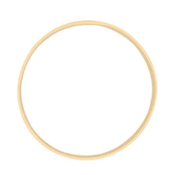 2 Pcs Dream Bamboo Rings,Wooden Circle Round Catcher DIY Hoop for Flower Wreath House Garden Plant Decor, 10cm & 20.5cm