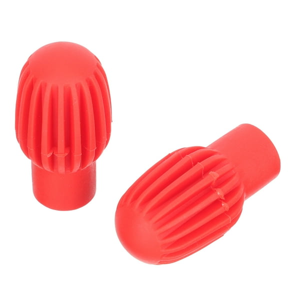 2 Pcs Drum Accessories Drumstick Set Percussion Instruments Drums Pad Drumstick Covers 3x2cm Red