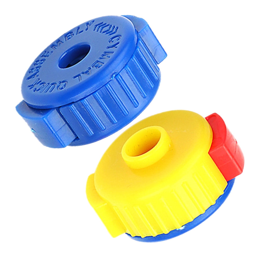 2 Pcs Drum Kit Accessories Threaded Rods Replacement Nuts Cymbal