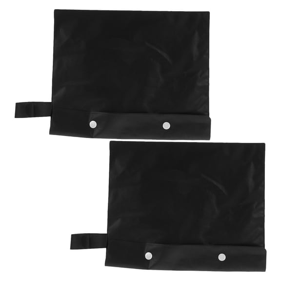 Homoyoyo Portable Raincoat Eva Bag Waterproof Black Outdoor Activities 2Pcs