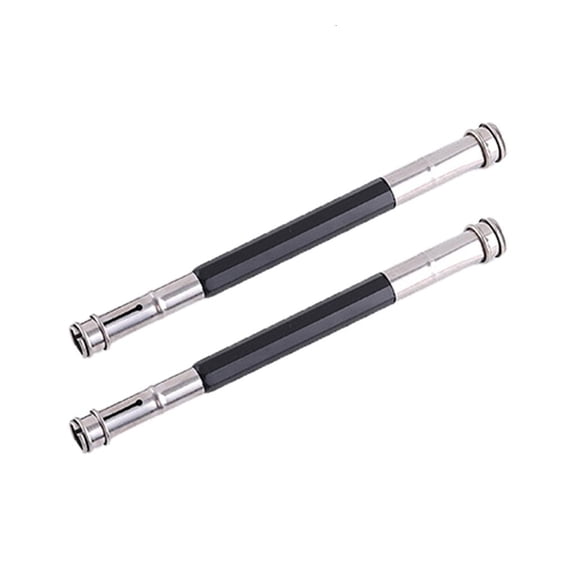 Giaone 2 Pcs Dual for Head Pencil Extender Writing Tool Holder Art Pencil Eyeliner Makeup Drawing Pencil Lengthener