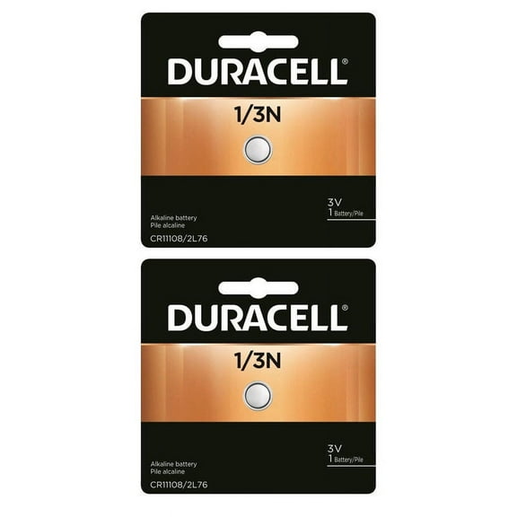 2 Pcs Duracell 2L76 1/3N CR1-3N DL1/3N K58L 3V Lithium Battery GENUINE
