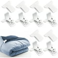 2 Pcs Duvet Clips Duvet & Comforter Clip 12Piece Blanket Fasteners