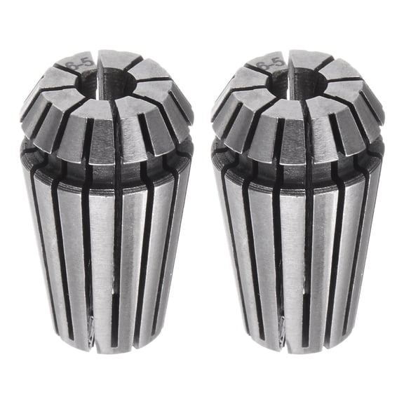 2 Pcs ER16 6mm Spring Collet Chuck for CNC Engraving Machine Lathe Milling Tool
