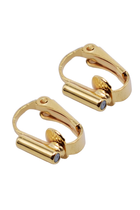 2 Pcs Ear Clip Converters Conversion Ear Needle Ear Hook to Change Ear Clip Jewelry Accessories for Non-Pierced Ears