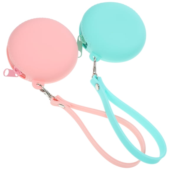 2pcs Headphone Organizer Cable Storage Case Cord Organizer Pouch with Wrist Strap Storage Bag