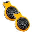 thumbnail image 1 of 2 Pcs Egg Slicer for Hard Boiled Eggs, Dokpod Egg Cutter for Hard Boiled Eggs, Stainless Steel Wire Egg Slicers, Egg Salad Maker, Boiled Egg Slicers, Boiled Egg Cutter, 4.72x3.34 Inch, Yellow, 1 of 9