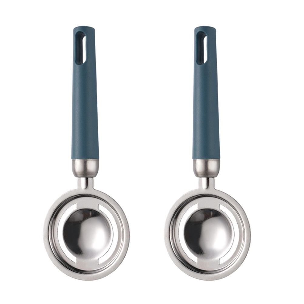 2 Pcs Eggs Household Gadgets Stainless Steel Yolk Remover Egg Separators Egg Yolk Filters Egg