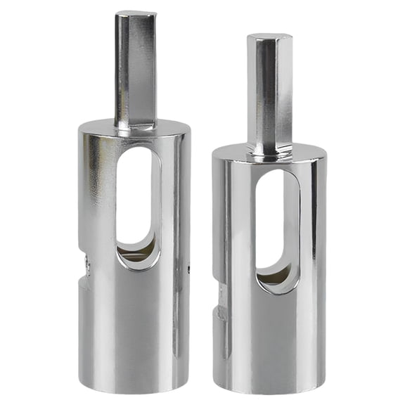 2 Pcs Electric Drill Twisting Tool Set, Heavy Duty Carbon Steel Wire Twister for Fencing and Construction, Professional Labor Saving Wire Nut Twister for Quick Tightening, Silver Finish