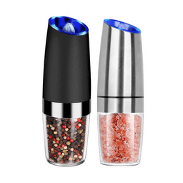 brentwood Stainless Steel Salt and Pepper Mill in the Specialty Small  Kitchen Appliances department at