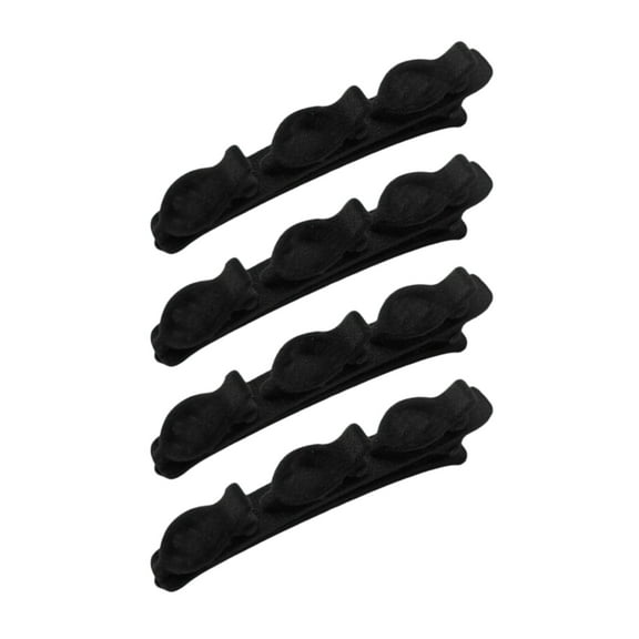 2 Pcs Elegant Hair Styling Clips for Women Girls Wedding Party Daily Use Flocking Barrettes Hair Accessories