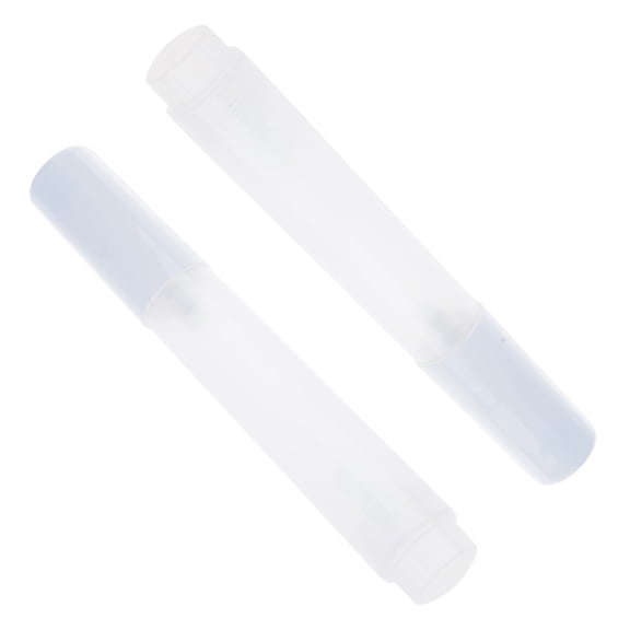 2 Pcs Empty Paint Markers 8mm Tilted Head Refillable Painting Pen Fillable Paint Marker Clear Acrylic Paint Marker