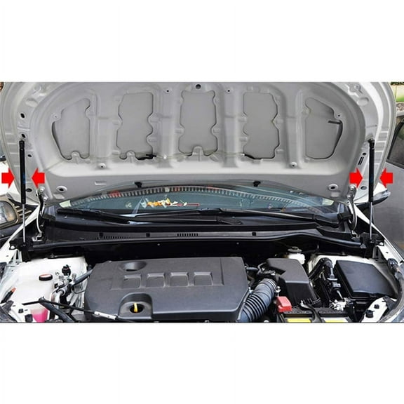 2 Pcs Engine Hood Lift Support Shock Strut Damper For Toyota Corolla 2014 - 2017