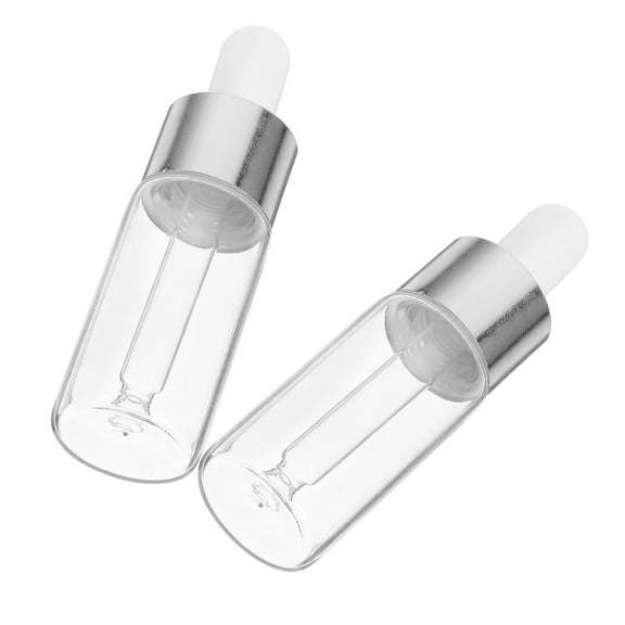 2 Pcs Essential Oil Glass Dropper Bottle Makeup Subpackaging Containers Makeup Containers Cosmetic Dropper Bottle Travel