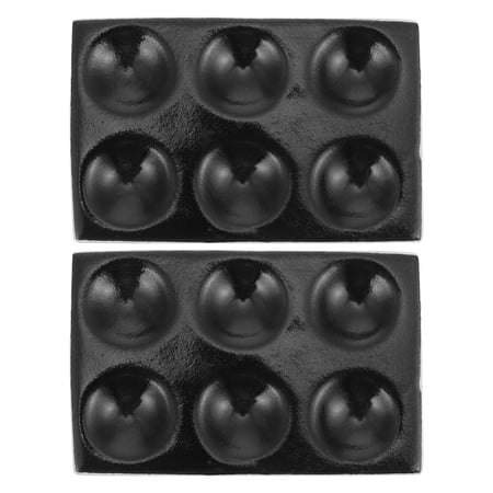 2pcs Ceramic Spot Plates for Scientific Experiments Chemical Reactions with 6 Holes