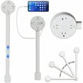 thumbnail image 1 of 2 Pcs Extendable Outlet Extender Stick 180° Rotating - Extendable Length  22"-27" with USB-C & USB-A Ports Reach Outlets Behind Sofas, Tables & Hard Spots Home & Office Use, 1 of 7