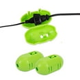 thumbnail image 1 of 2 Pcs Extension Cord Protective Cover for Electric Tools - Green, 1 of 8