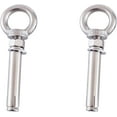 thumbnail image 1 of 2 Pcs Eye Bolts M10×130-M10×200mm 304 Stainless Steel Ring Lifting Expansion Eye Bolt with Eye Ring,M10×130mm, 1 of 5