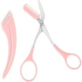thumbnail image 1 of 2 Pcs Eyebrow Trimmer Set With Comb And Curved Razor For Women, 1 of 9