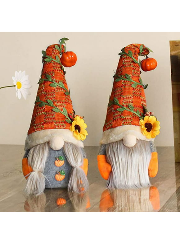 2 Pcs Fall Gnomes Fall Gnome Fall Decor Fall Decorations for Home Thanksgiving Gnomes Fall Decorations Fall Home Decor