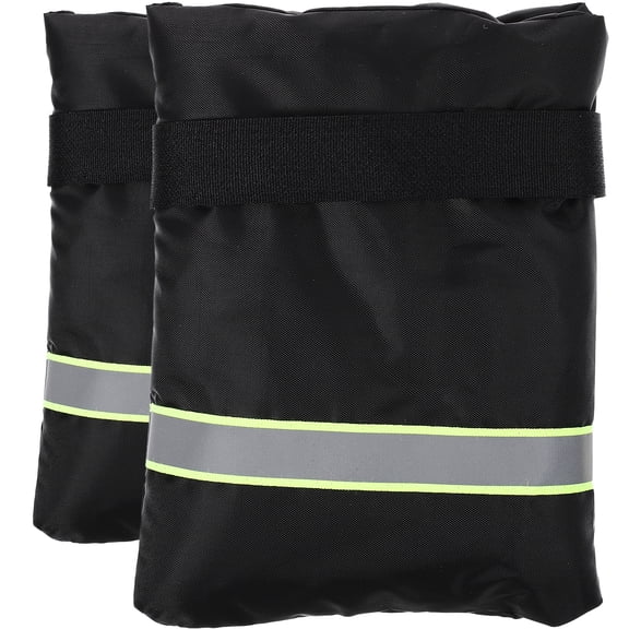 TEHAUX Outdoor Pipe Insulation Black Reflective Stripes 2Pack 7.07X5.89X1.97In